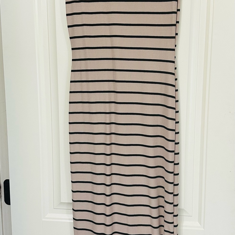 Striped Sleeveless Dress